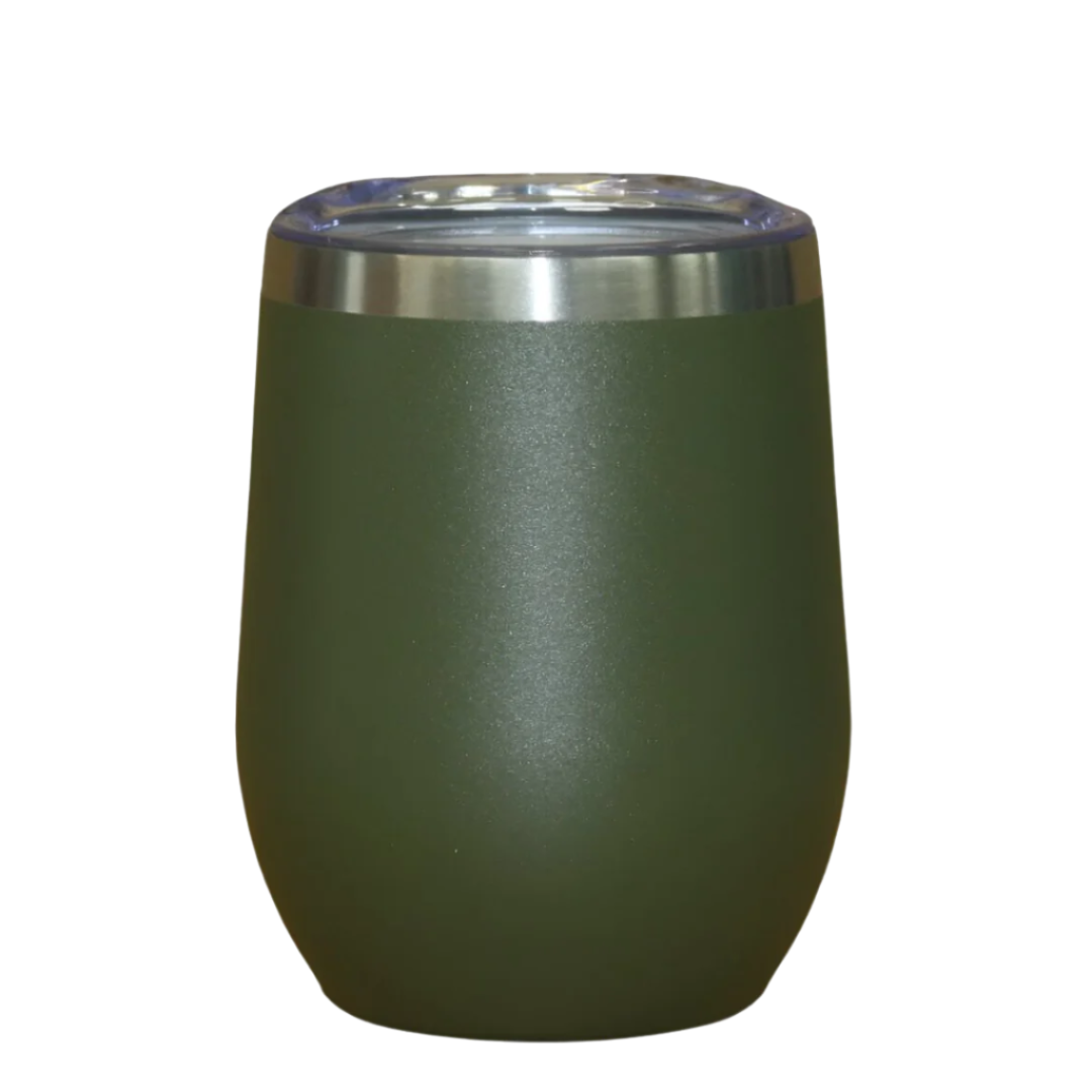 12oz Metal Wine Tumbler with Lid