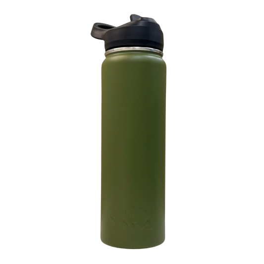 Rhino Can® Flex 24 Water Bottle - Army Green.