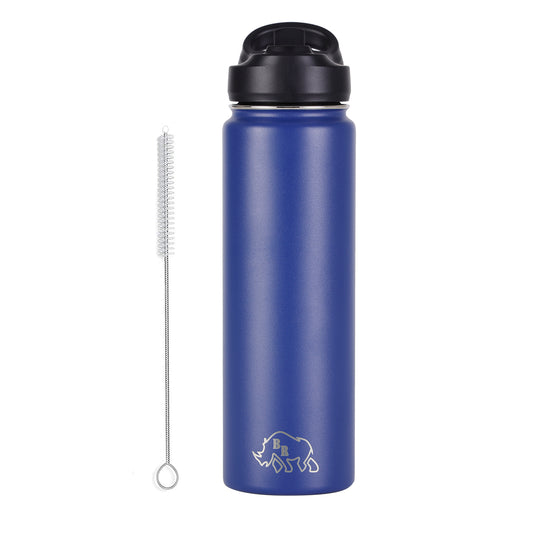 Rhino Can® Flex 24 Water Bottle - Navy Blue.